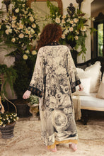 Load image into Gallery viewer, Market of Stars Honey & The Moon Opera Duster Kimono Robe w/ Florals & Bees