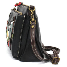 Load image into Gallery viewer, Chala Deluxe Crossbody Chickadee Black