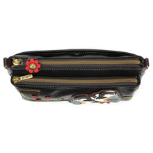 Load image into Gallery viewer, Chala Deluxe Crossbody Chickadee Black