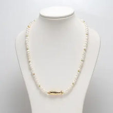 Load image into Gallery viewer, Aqua Geo Fish Necklace