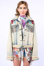 Load image into Gallery viewer, Aratta Country Queen Embellished Denim Jacket