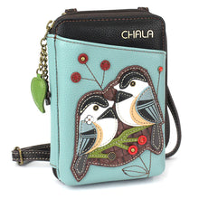 Load image into Gallery viewer, Chala Wallet Crossbody Chickadee Blue