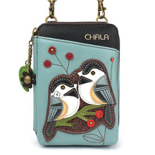 Load image into Gallery viewer, Chala Wallet Crossbody Chickadee Blue