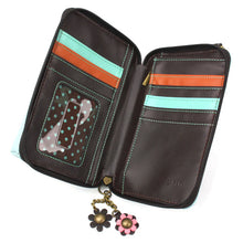 Load image into Gallery viewer, Chala Wallet Crossbody Flamingo Group Blue