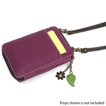Load image into Gallery viewer, Chala Wallet Crossbody Hydrangea Purple