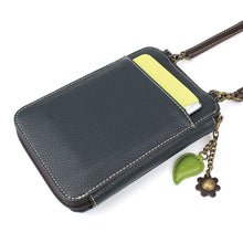 Load image into Gallery viewer, Chala Wallet Crossbody Dragonfly Navy