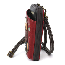 Load image into Gallery viewer, Chala Wallet Crossbody Dog Gen II Burgundy