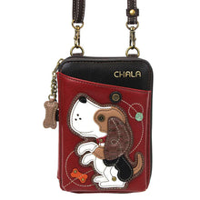 Load image into Gallery viewer, Chala Wallet Crossbody Dog Gen II Burgundy