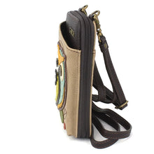 Load image into Gallery viewer, Chala Wallet Crossbody Owl A Taupe