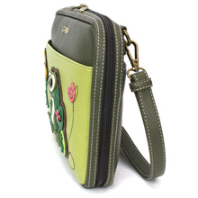 Load image into Gallery viewer, Chala Companion Organizer Xbody Lily Frog/Green