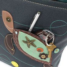 Load image into Gallery viewer, Chala Deluxe Everyday Tote Turtles Navy