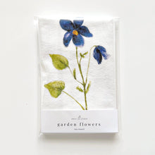 Load image into Gallery viewer, Emily Lex Studio Garden flowers cotton flour sack tea towel