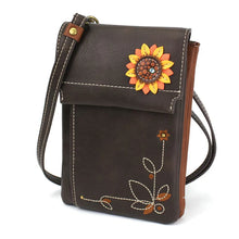 Load image into Gallery viewer, Chala Criss Cellphone Xbody RFID Sunflower Brown