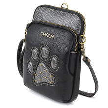 Load image into Gallery viewer, Chala Uni Cell Phone Xbody Pawprint Black