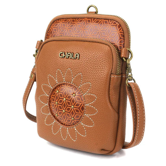 CHALA UNI Cellphone Xbody Bag – Versatile Faux Leather Crossbody, Adjustable Strap, RFID Protection, Multiple Pockets - View #4