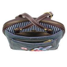 Load image into Gallery viewer, Chala Convertible Backpack Purse Hummingbird/Blue