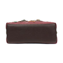 Load image into Gallery viewer, Chala Convertible Backpack Purse Pawprint Burgundy