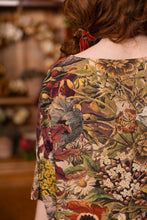 Load image into Gallery viewer, Market of Stars Golden Hour Luxe Tee Floral Tunic Shirt with Swallow