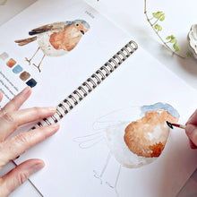 Load image into Gallery viewer, Emily Lex Studio Birds watercolor workbook