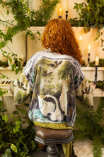 Load image into Gallery viewer, Market of Stars Theatre of Dreams Pixie Duster Cropped Kimono w/ Swan