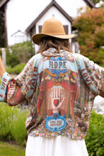 Load image into Gallery viewer, Market of Stars Love Language Pixie Duster Cropped Kimono w/ Faith, Hope