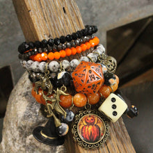 Load image into Gallery viewer, The Primitive Peddler TRICK or TREAT Charm'd Bracelet Set