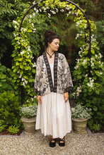 Load image into Gallery viewer, Market of Stars Honey & The Moon Pixie Duster Crop Kimono w/ Florals & Bees