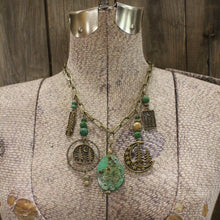 Load image into Gallery viewer, The Primitive Peddler Pine Patches Charm'd Necklace