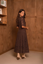 Load image into Gallery viewer, CHOKLATE PARIS Chloé set guipure top & skirt