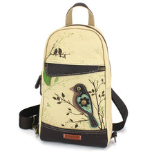 Load image into Gallery viewer, Chala Canvas Sling Bag Bird Sand