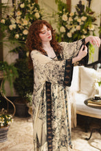 Load image into Gallery viewer, Market of Stars Honey & The Moon Opera Duster Kimono Robe w/ Florals & Bees