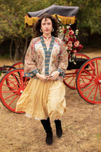 Load image into Gallery viewer, Market of Stars Love Revolution Pixie Crop Kimono w/ Sun, Horse & Florals