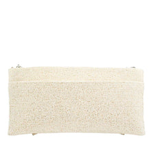 Load image into Gallery viewer, Mary Frances Fancy Bow Beaded Ivory Bow Crossbody Clutch