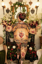 Load image into Gallery viewer, Market of Stars Courage Dear Heart Pixie Duster Crop Kimono w/ Sacred Heart