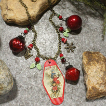 Load image into Gallery viewer, The Primitive Peddler Vintage Christmas In The Eyes Of A Child Charm'd Necklace