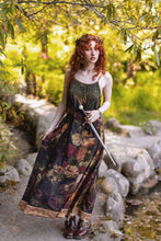 Load image into Gallery viewer, Market of Stars The Messenger Long Maxi Slip Dress w/ Joan of Arc & Florals