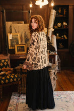 Load image into Gallery viewer, Market of Stars Curiosities Pixie Duster Crop Kimono w/ whimsical print