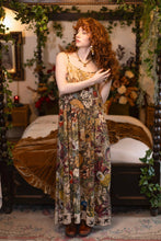 Load image into Gallery viewer, Market of Stars Golden Hour Bohéme Long Maxi Slip Dress w/ Floral Print