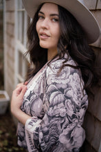 Load image into Gallery viewer, Market Of Stars Peace Wine & Sunshine Cropped Kimono