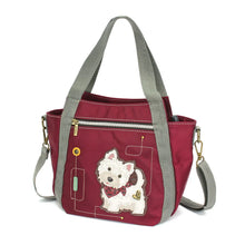 Load image into Gallery viewer, Chala CV Venture Mini Carryall Westie Burgundy