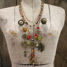 Load image into Gallery viewer, The Primitive Peddler Color Explosion Charm'd Necklace