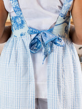 Load image into Gallery viewer, April Cornell Washed Blue Patchwork Apron