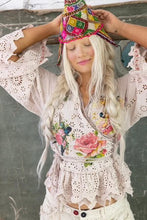 Load image into Gallery viewer, Magnolia Pearl Eyelet Lise Lotte Piano Shawl