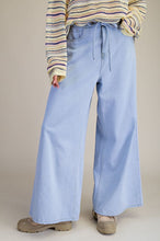 Load image into Gallery viewer, Easel Wide Leg Washed Denim Palazzo Pant