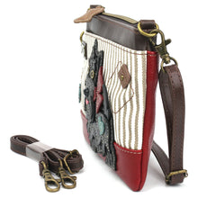 Load image into Gallery viewer, Chala Mini Crossbody Scottie Gray Stripe