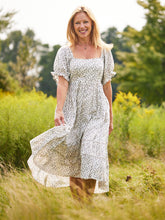 Load image into Gallery viewer, April Cornell Filigree Smocked Dress
