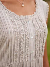 Load image into Gallery viewer, April Cornell Coastal Stripe Pinafore Dress