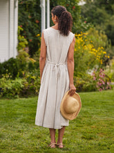 Load image into Gallery viewer, April Cornell Coastal Stripe Pinafore Dress