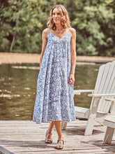 Load image into Gallery viewer, April Cornell Bali Blockprint Sundress