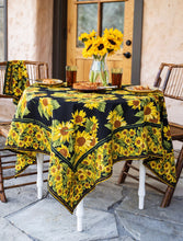 Load image into Gallery viewer, April Cornell Sunflower Valley Tablecloth